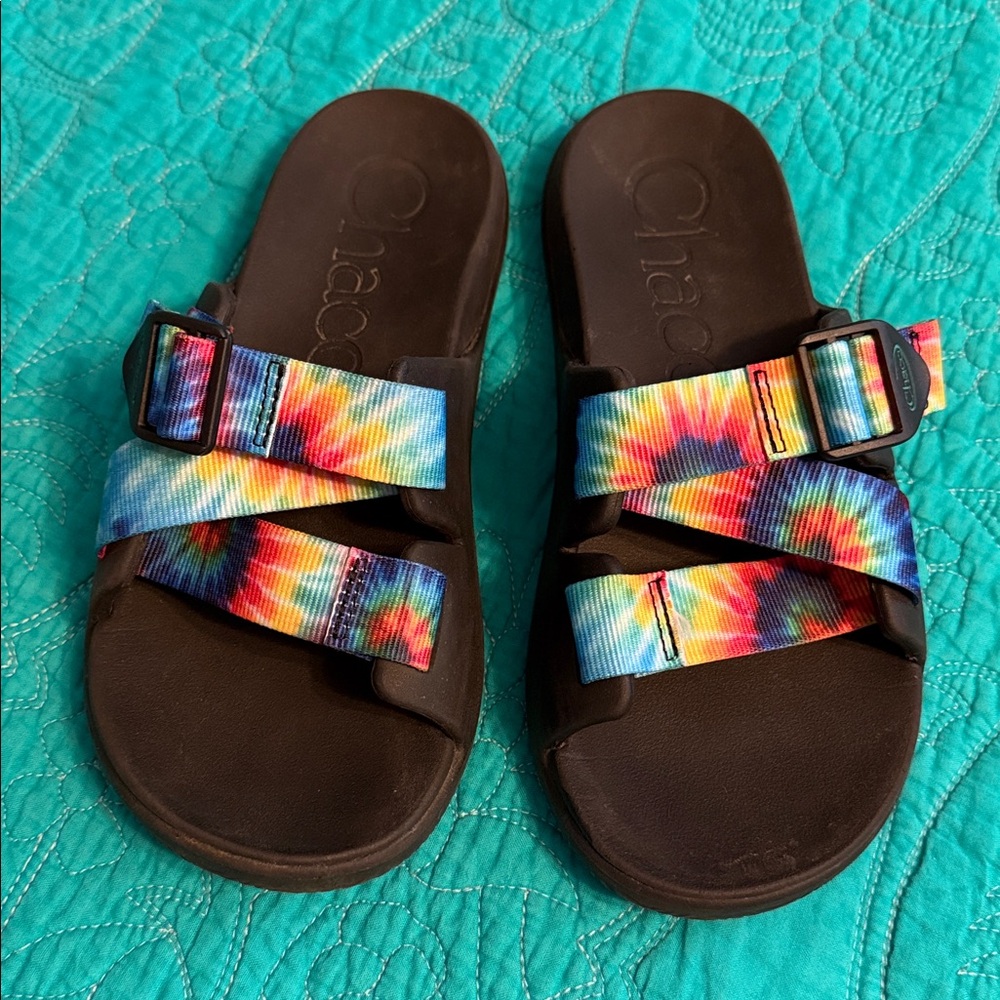 Colorful Chacos Slides - Picture 2 of 5